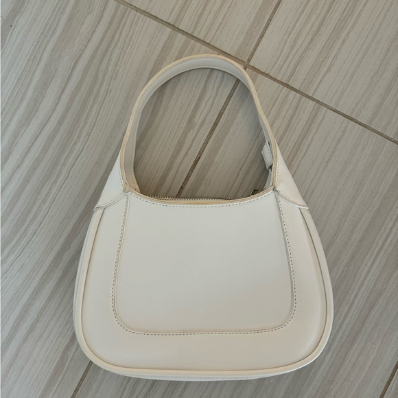 OAK + FORT Handbags - Oak + Fort White Shoulder Purse